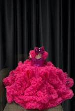 Load image into Gallery viewer, Lux Fuschia Baby Dress