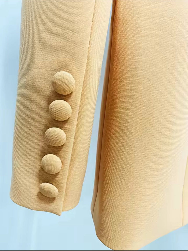 Cheetah Print Blazer Suit