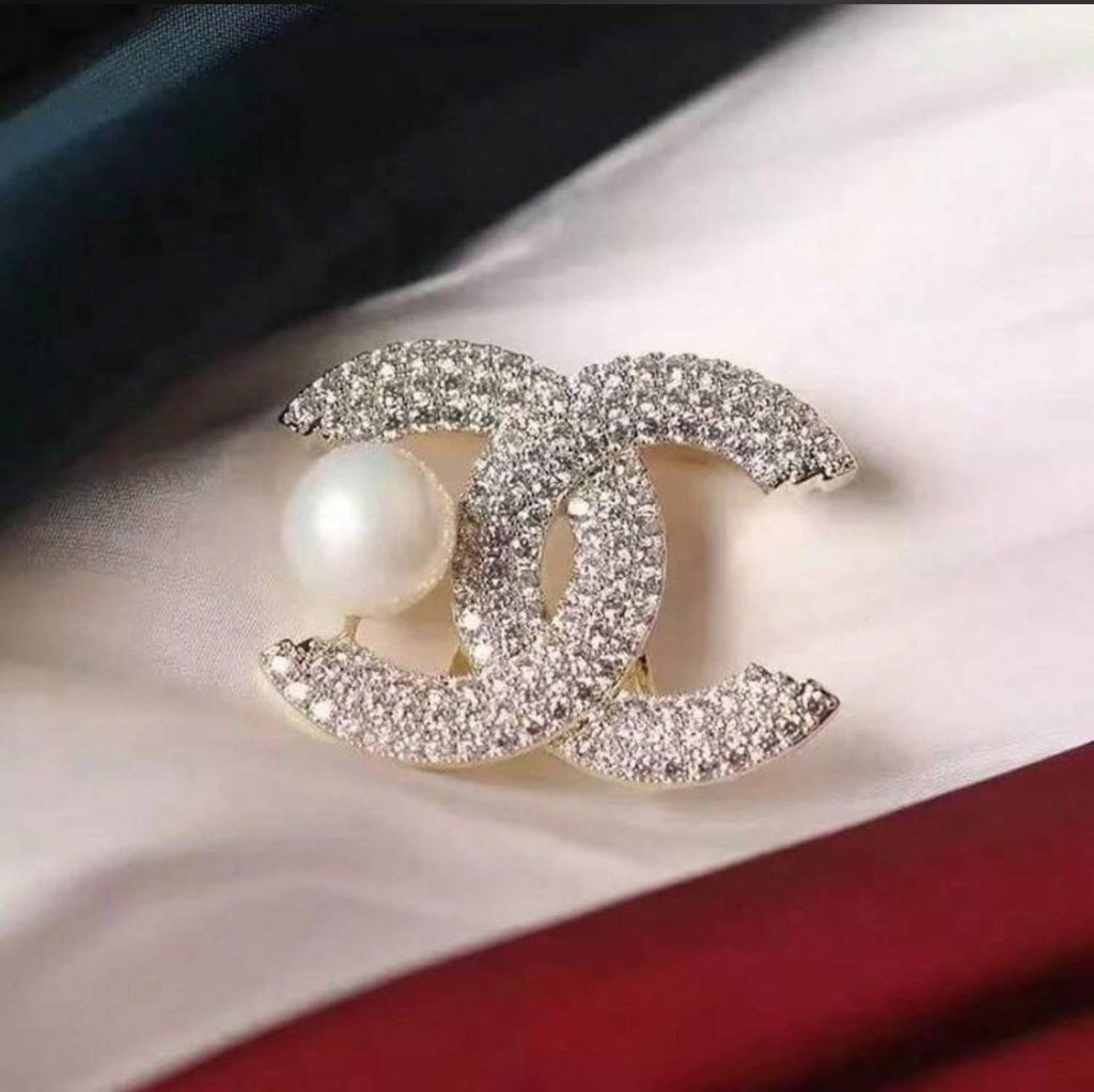 Rhinestone Brooch