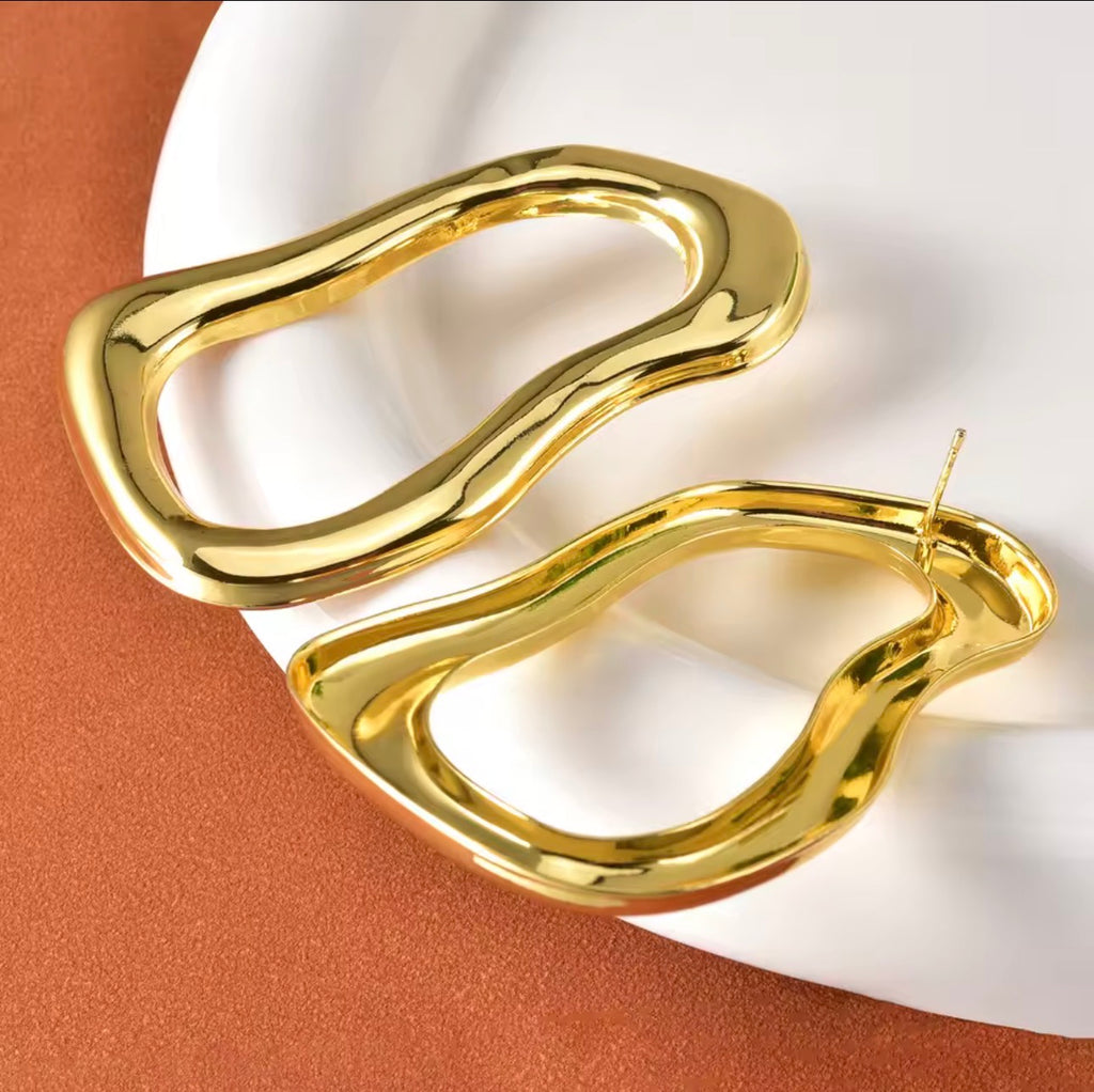 Gold Italian Earrings