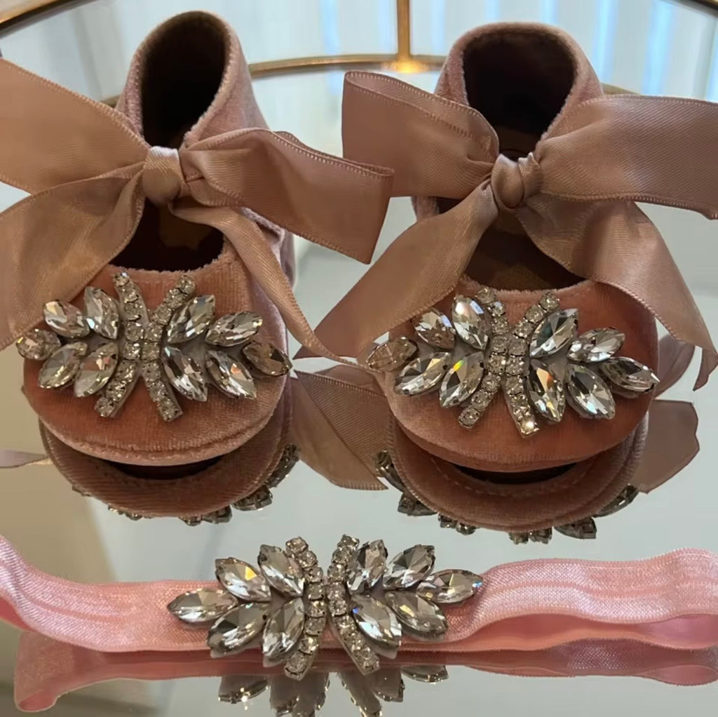 Bling Ballet Flat with Headband