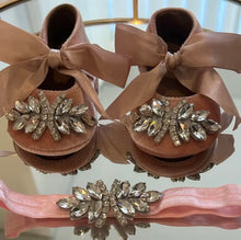 Load image into Gallery viewer, Bling Ballet Flat with Headband