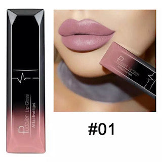 Soft Tone Waterproof Matte Velvet Glossy Pink Lip Gloss/Lipstick #1