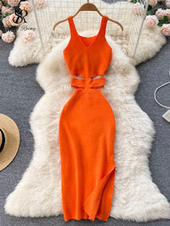 Orange Summer Dress