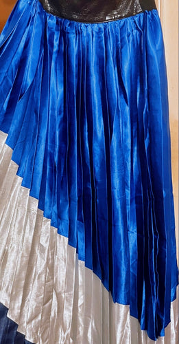 Blue and White flowy skirt