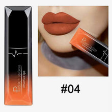 Load image into Gallery viewer, Orange Shade Waterproof Matte Velvet Glossy Lip Gloss/Lipstick #4